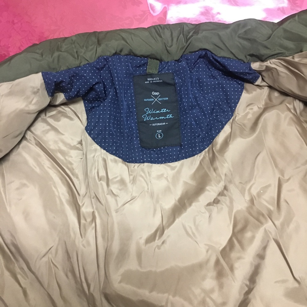 Army green jacket no hood